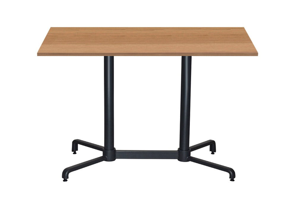 EZ Hospitality Nara Folding Twin Table Base - Rectangle [1400L x 700W]-salvage oak  