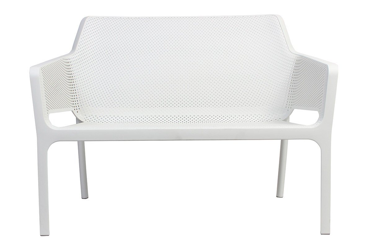 EZ Hospitality Net Outdoor Lounge Chair - Bench-taupe  