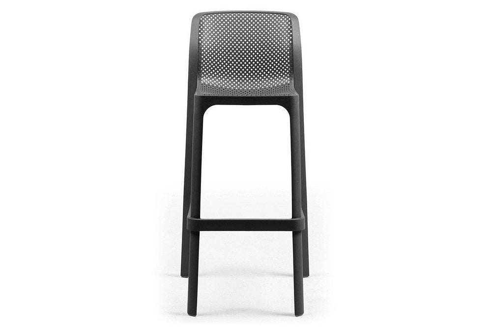 EZ Hospitality Net Outdoor Cafe and Bar Stool - 760mm Seat Height-White  