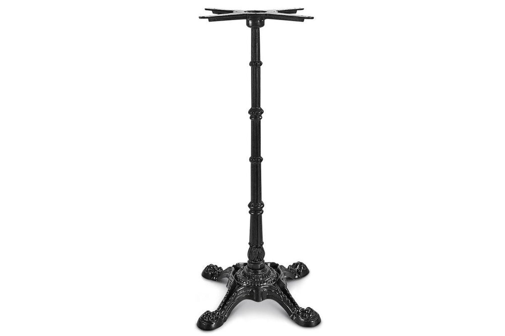 EZ Hospitality Paris Bar Height Table Base-black  
