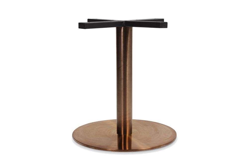 EZ Hospitality Rome Base Coffee Table [600 mm]-copper frame none 