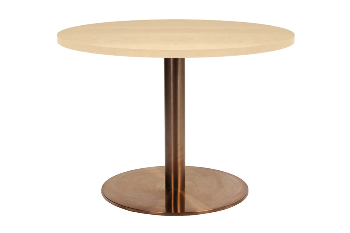 EZ Hospitality Rome Base Coffee Table [600 mm] EZ Hospitality copper frame maple 