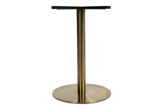 EZ Hospitality Rome Base Round Cafe Table [600 mm] EZ Hospitality brass frame none 