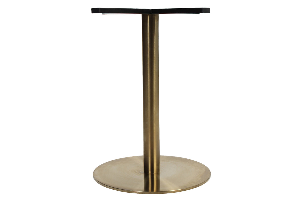 EZ Hospitality Rome Base Round Cafe Table [800 mm] EZ Hospitality brass frame none 