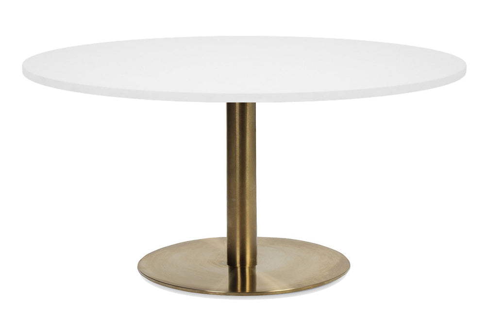 EZ Hospitality Rome Base Round Meeting Table [1200 mm]-white  