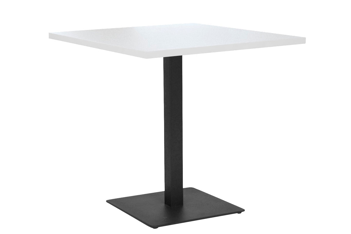 Ez Hospitality Sapphire Cafe Table Square Base - Black Frame [700L x 700W] EZ Hospitality White 