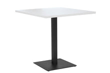  - Ez Hospitality Sapphire Cafe Table Square Base - Black Frame [700L x 700W] - 1