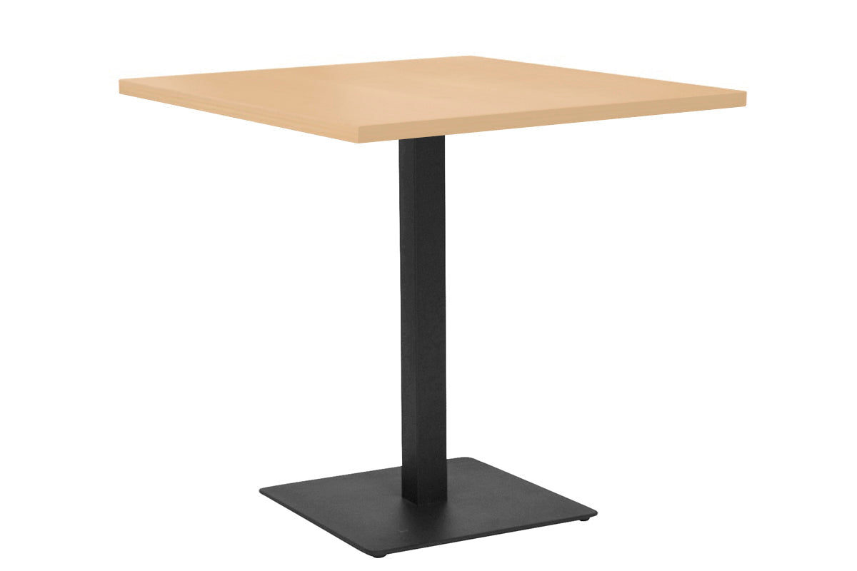 Ez Hospitality Sapphire Cafe Table Square Base - Black Frame [700L x 700W] EZ Hospitality Maple 