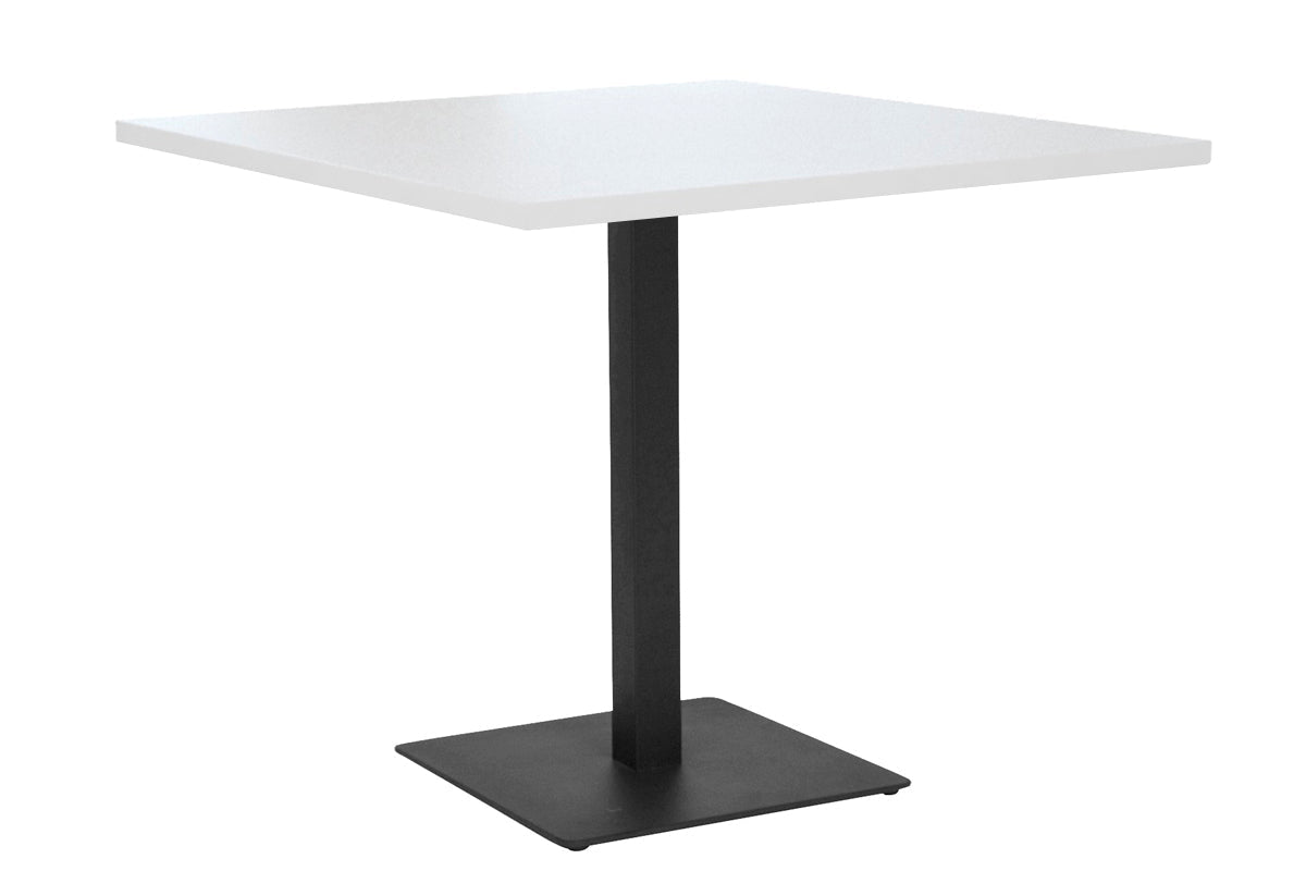 Ez Hospitality Sapphire Cafe Table Square Base - Black Frame [800L x 800W] EZ Hospitality White 