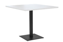  - Ez Hospitality Sapphire Cafe Table Square Base - Black Frame [800L x 800W] - 1