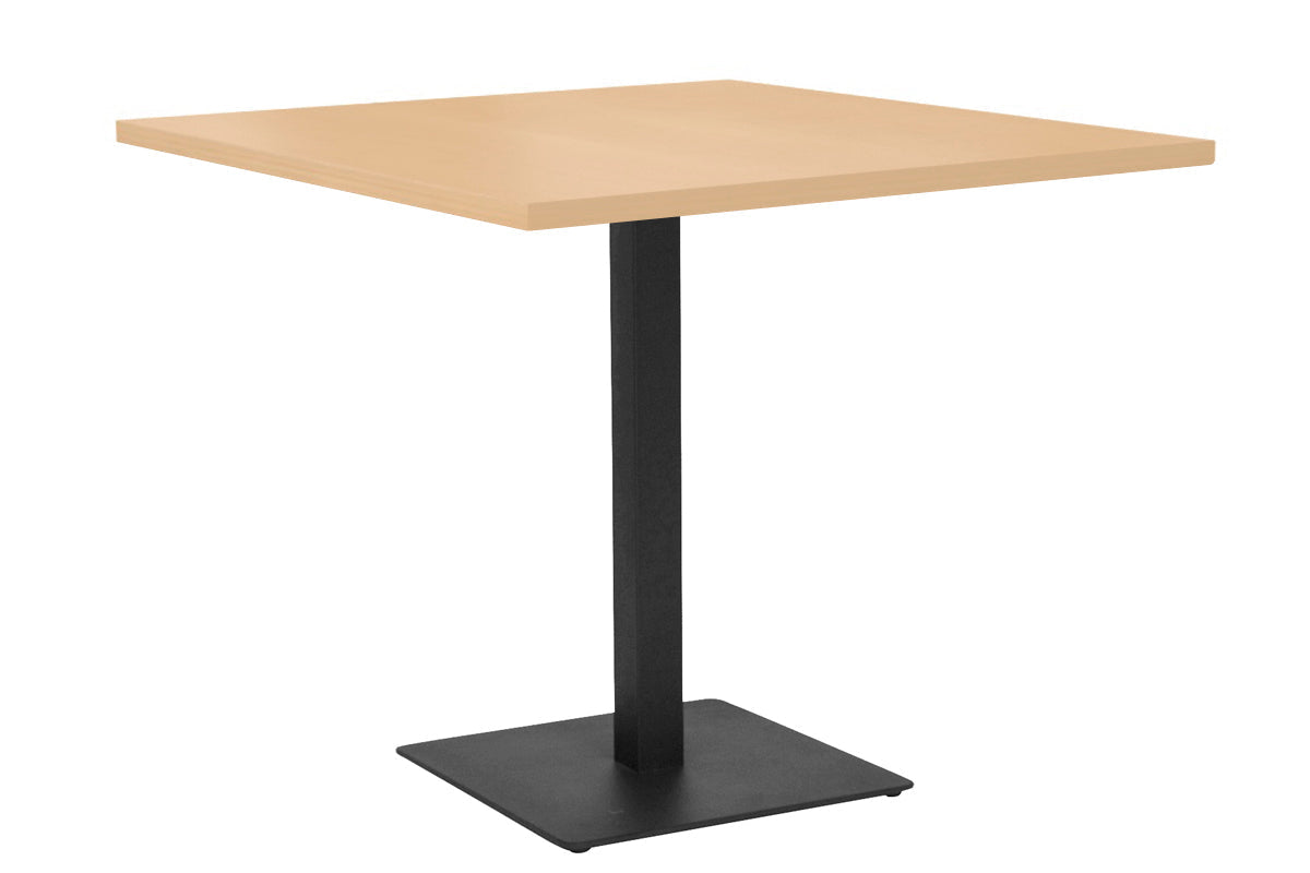 Ez Hospitality Sapphire Cafe Table Square Base - Black Frame [800L x 800W] EZ Hospitality Maple 