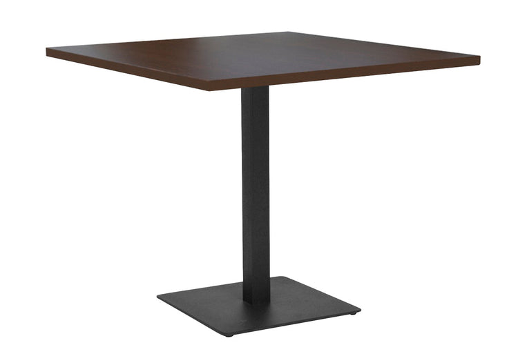 Ez Hospitality Sapphire Cafe Table Square Base - Black Frame [800L x 800W] EZ Hospitality Wenge 