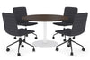 Sapphire Disc Base Large Round Conference Table [1200 mm] - Thumbnail 19 