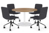 Sapphire Disc Base Large Round Conference Table [1200 mm] - Thumbnail 21 