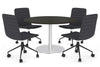 Sapphire Disc Base Large Round Conference Table [1200 mm] - Thumbnail 30 