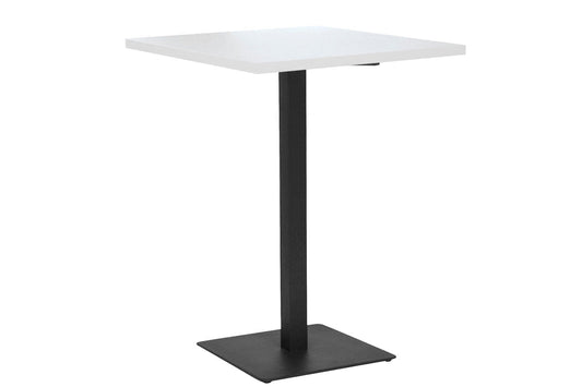 EZ Hospitality Sapphire Tall Bar Square Table Base - Black Frame [600L x 600W] EZ Hospitality white 