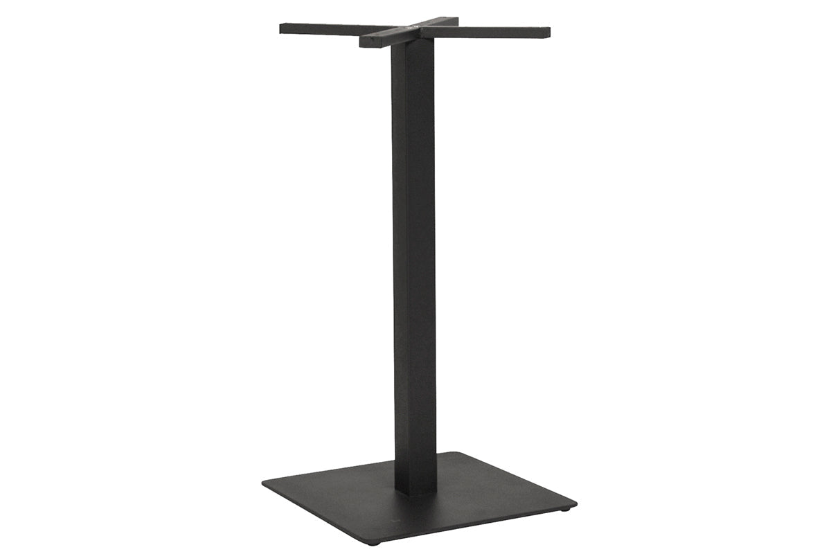 EZ Hospitality Sapphire Tall Bar Square Table Base - Black Frame [600L x 600W] EZ Hospitality none 