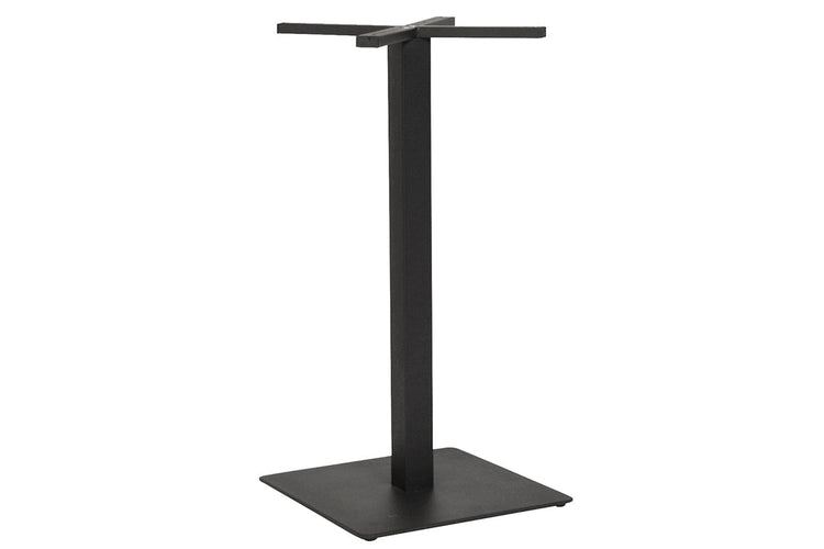 EZ Hospitality Sapphire Tall Bar Square Table Base - Black Frame [600L x 600W] EZ Hospitality none 