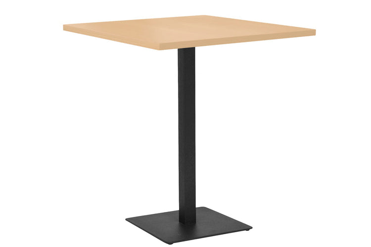 EZ Hospitality Sapphire Tall Bar Square Table Base - Black Frame [700L x 700W] EZ Hospitality maple 