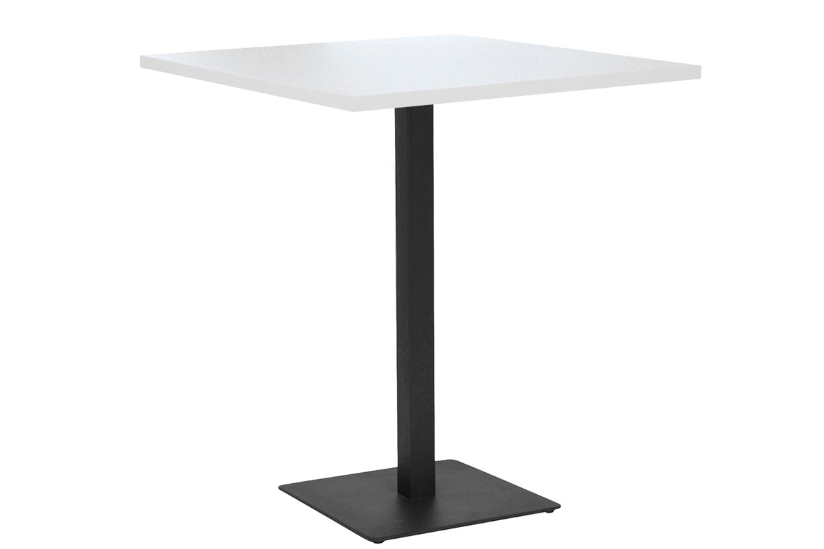 EZ Hospitality Sapphire Tall Bar Square Table Base - Black Frame [700L x 700W] EZ Hospitality white 