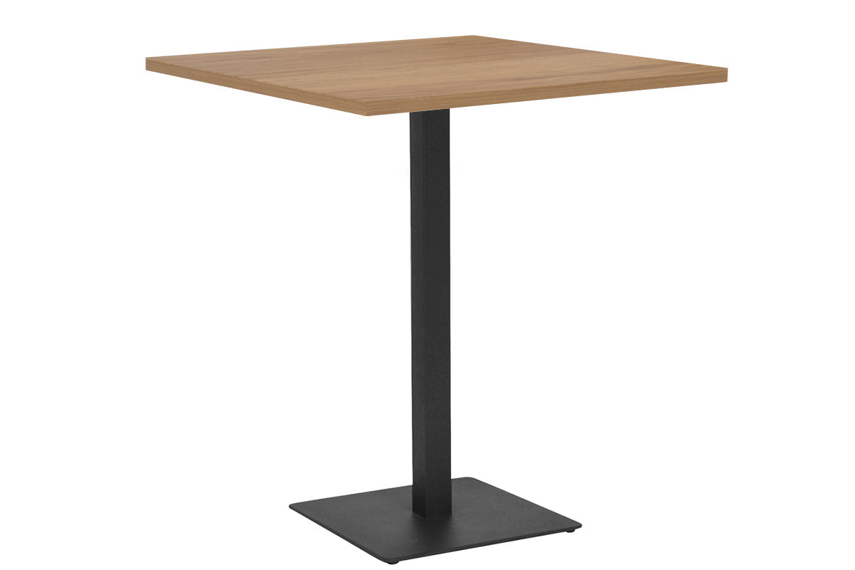 EZ Hospitality Sapphire Tall Bar Square Table Base - Black Frame [700L x 700W] EZ Hospitality salvage oak 