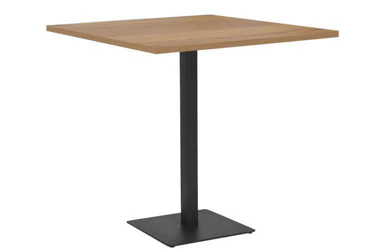 EZ Hospitality Sapphire Tall Bar Square Table Base - Black Frame [800L x 800W] EZ Hospitality salvage oak 