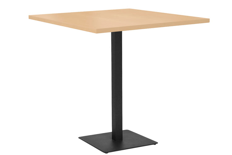 EZ Hospitality Sapphire Tall Bar Square Table Base - Black Frame [800L x 800W] EZ Hospitality maple 