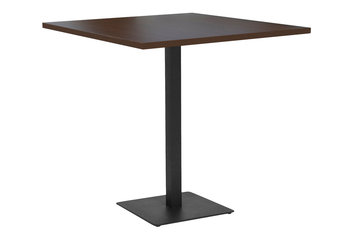 EZ Hospitality Sapphire Tall Bar Square Table Base - Black Frame [800L x 800W] EZ Hospitality wenge 