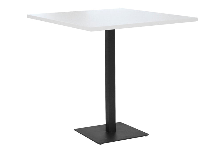 EZ Hospitality Sapphire Tall Bar Square Table Base - Black Frame [800L x 800W] EZ Hospitality white 