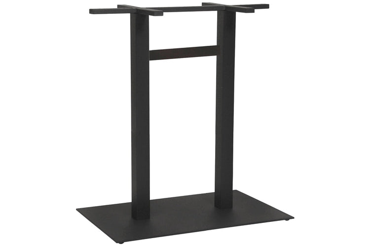 Ez Hospitality Sapphire Tall Bar Square Table Double Base - Black Frame [1200L x 800W] EZ Hospitality none 