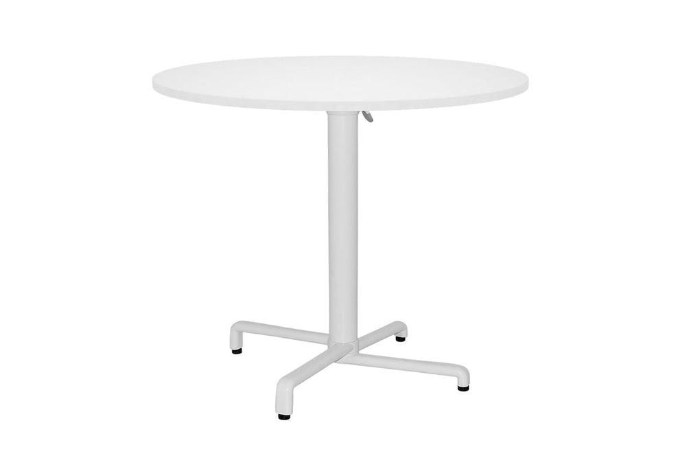 EZ Hospitality Scudo Folding Table Base with Handle - Round [600 mm]-white  
