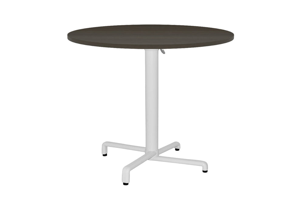 EZ Hospitality Scudo Folding Table Base with Handle - Round [600 mm]-dark oak  