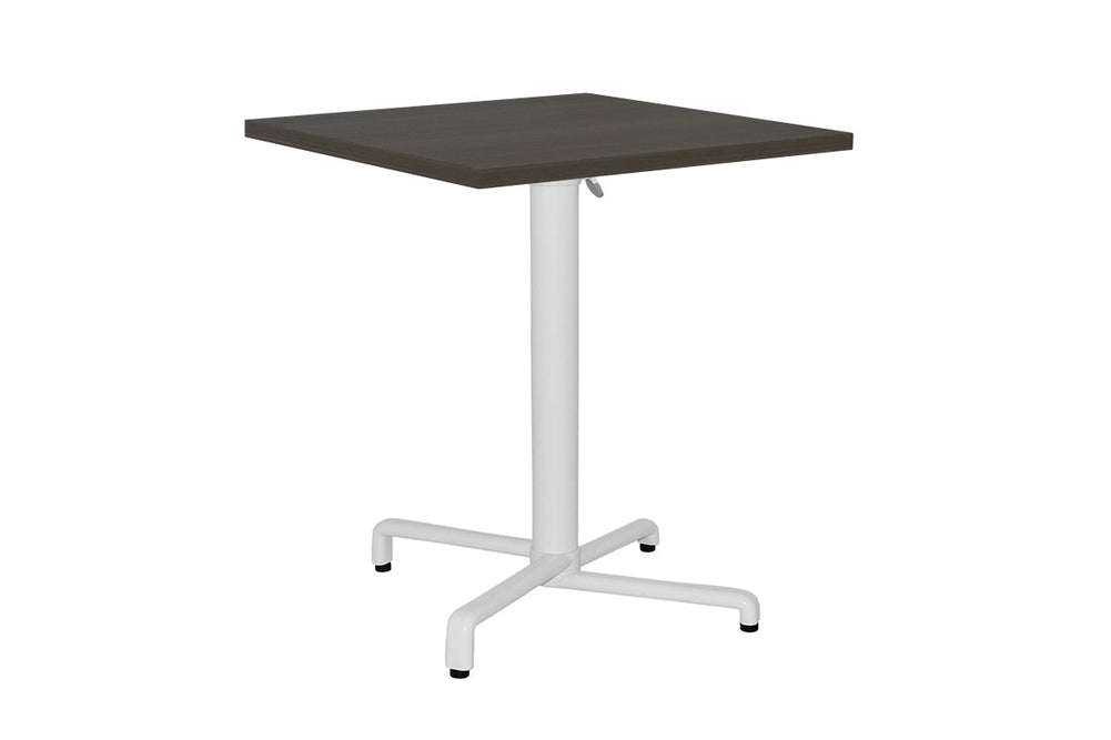 EZ Hospitality Scudo Folding Table Base with Handle - Square [700L x 700W]-dark oak  