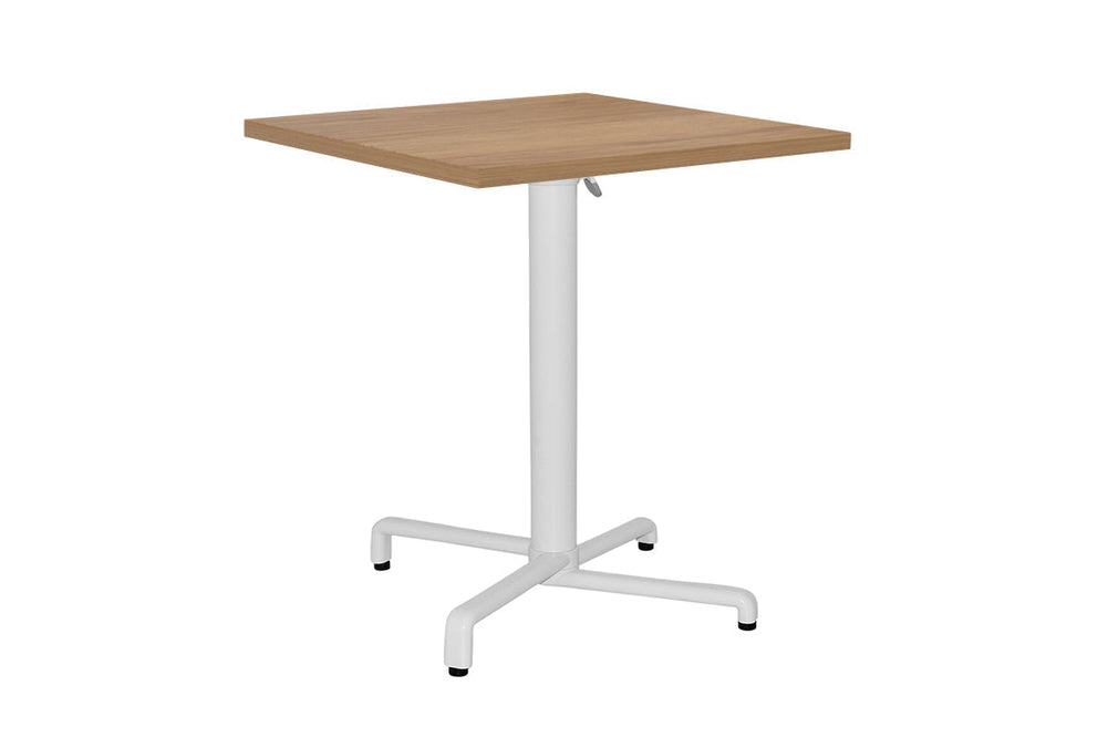 EZ Hospitality Scudo Folding Table Base with Handle - Square [700L x 700W]-salvage oak  