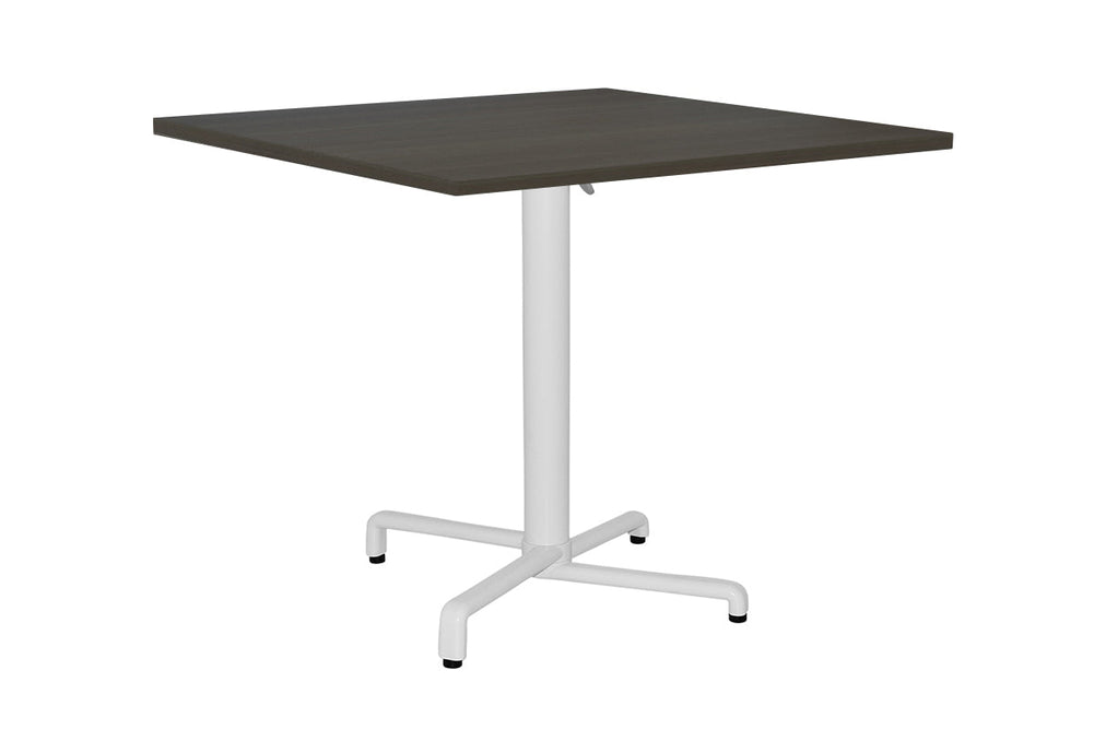 EZ Hospitality Scudo Folding Table Base with Handle - Square [800L x 800W]-dark oak  