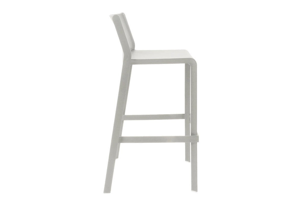 EZ Hospitality Trill Outdoor Bar and Cafe Stool - 650mm Seat Height [855H x 475W]-taupe  