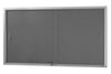 Felt Notice Board Sliding Glass Door Silver Frame - Thumbnail 3 