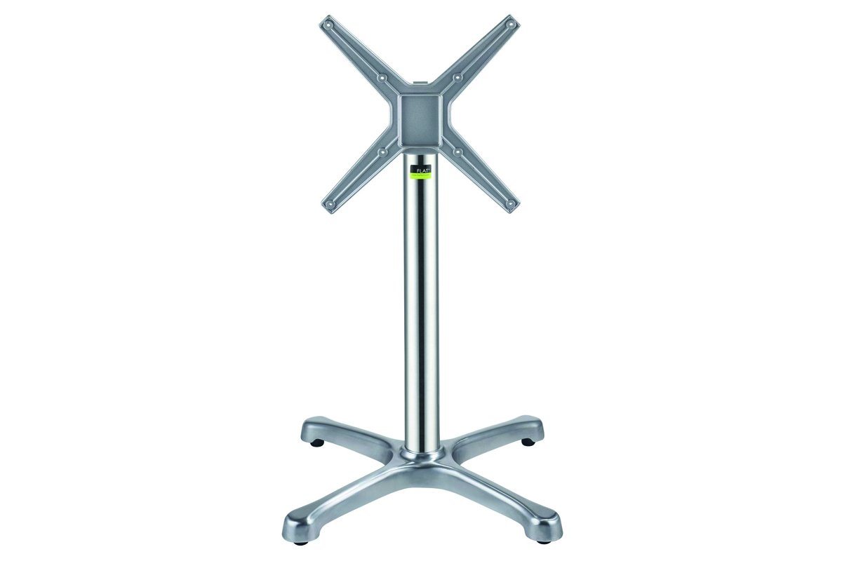 Flat Technology BX26 Bondi Flip Top Table Base Flat Tech polished aluminium 