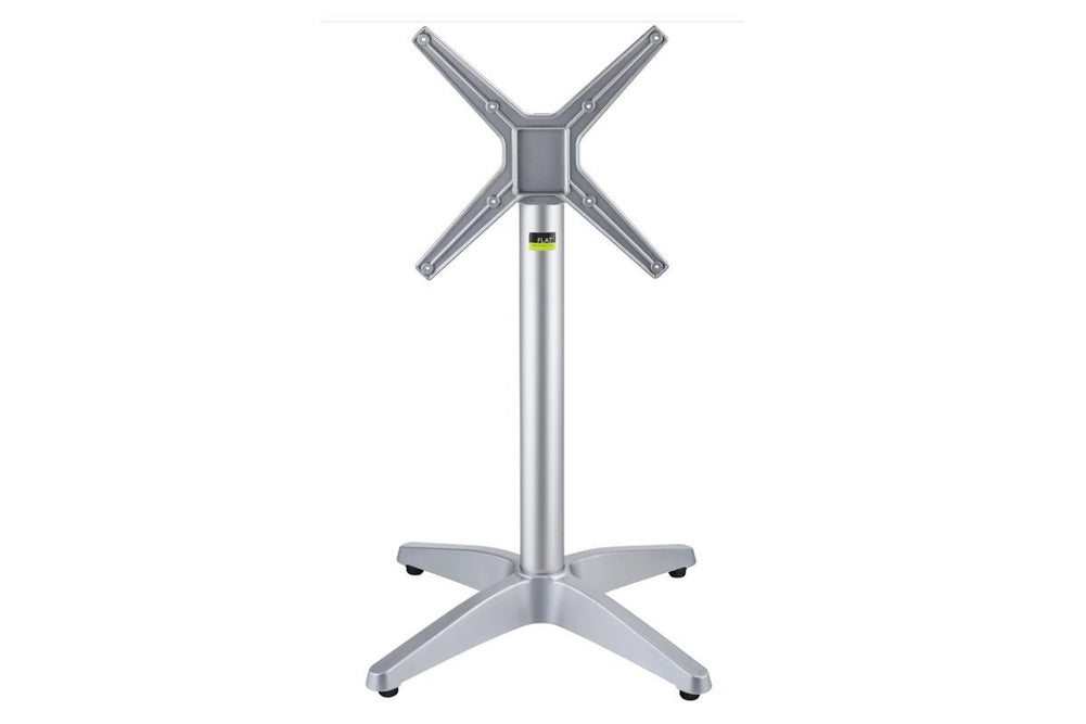 Flat Technology CX26EP Coogee Flip Top Table Base w Extra Protection-Matte aluminium  
