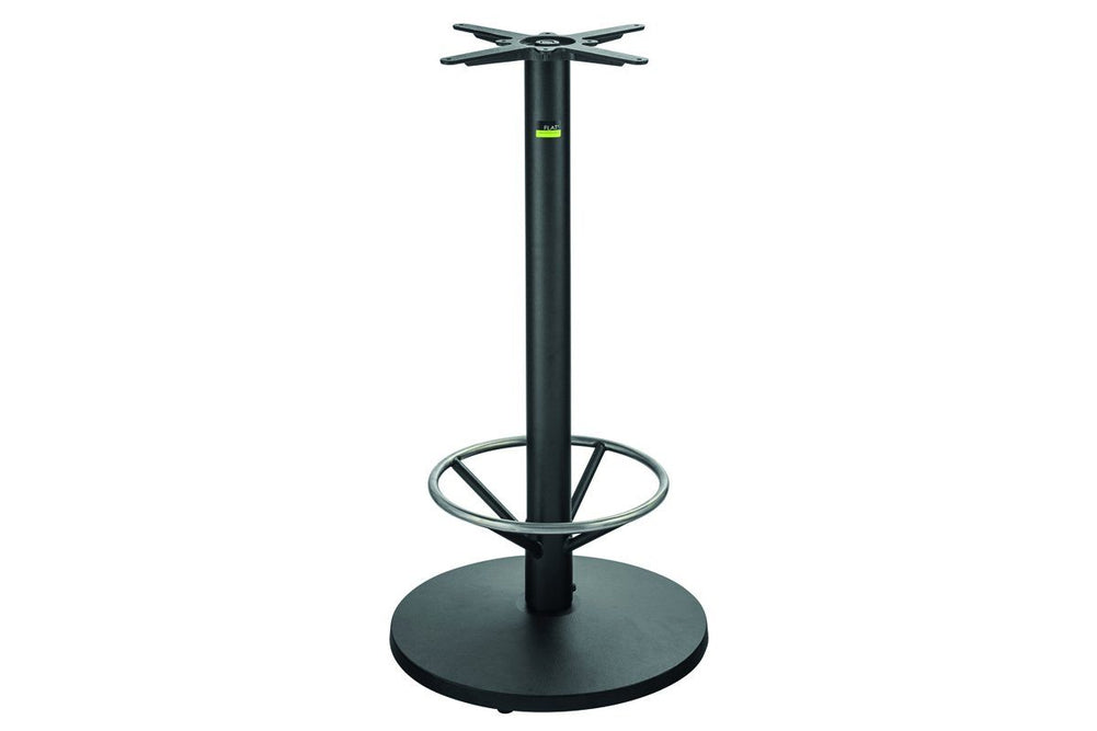 Flat Technology UR22 Ulladualla 55 Dry Bar Table Base w Foot Ring-black  