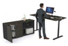 Flexi Premium Height Adjustable Desk Executive Setting [1800L x 800W with cable scallop] - Thumbnail 47 