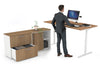 Flexi Premium Height Adjustable Desk Executive Setting [1800L x 800W with cable scallop] - Thumbnail 18 