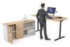 Flexi Premium Height Adjustable Desk Executive Setting [1800L x 800W with cable scallop] - Thumbnail 35 