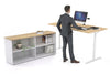 Flexi Premium Height Adjustable Desk Executive Setting [1800L x 800W with cable scallop] - Thumbnail 2 