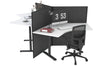 Flexi Premium Sit Stand 3 Person 120 Degree Workstation - Thumbnail 17 