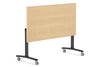 Folding / Flip Top Mobile Meeting Room Table with Wheel Legs Domino [1200L x 700W] - Thumbnail 14 