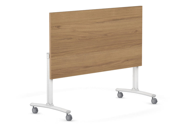 Folding / Flip Top Mobile Meeting Room Table with Wheels Legs Domino [1800L x 700W] Jasonl 