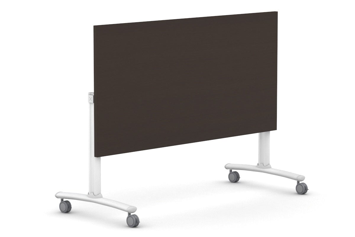 Folding / Flip Top Mobile Meeting Room Table with Wheels Legs Domino [1800L x 800W] Jasonl 
