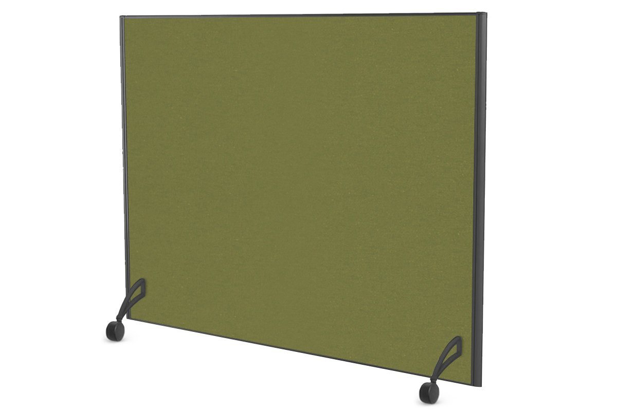 Freestanding Office Partition Screen Fabric Black Frame [1200H x 1200W] Jasonl green moss pair of mobile legs with castors 