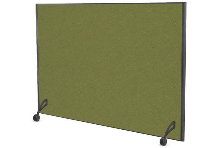 Freestanding Office Partition Screen Fabric Black Frame [1200H x 1400W] Jasonl green moss pair of mobile legs with castors 